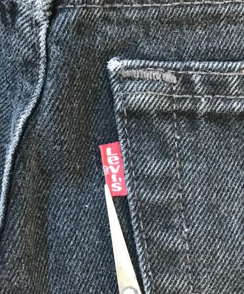 LEVI'S（リーバイス）LEVI'S (リーバイス) 550 後染めブラックデニム ブラック サイズ:W38 L32の古着・服飾アイテム