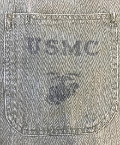 VINTAGE MILITARY（ヴィンテージ ミリタリー）VINTAGE MILITARY (ヴィンテージ ミリタリー) USMC P-47 HBTジャケット グリーン サイズ:表記なしの古着・服飾アイテム