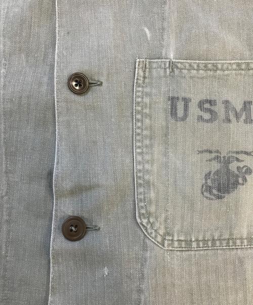 VINTAGE MILITARY（ヴィンテージ ミリタリー）VINTAGE MILITARY (ヴィンテージ ミリタリー) USMC P-47 HBTジャケット グリーン サイズ:表記なしの古着・服飾アイテム