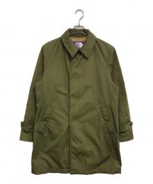 THE NORTHFACE PURPLELABEL（ザ・ノースフェイス パープルレーベル）の古着「ベイヘッドクロスステンカラーコート」｜グリーン