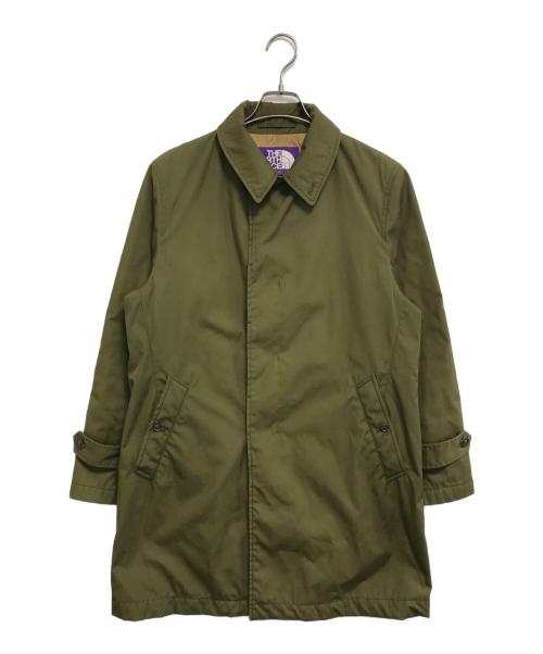 THE NORTHFACE PURPLELABEL（ザ・ノースフェイス パープルレーベル）THE NORTHFACE PURPLELABEL (ザ・ノースフェイス パープルレーベル) ベイヘッドクロスステンカラーコート グリーン サイズ:Mの古着・服飾アイテム
