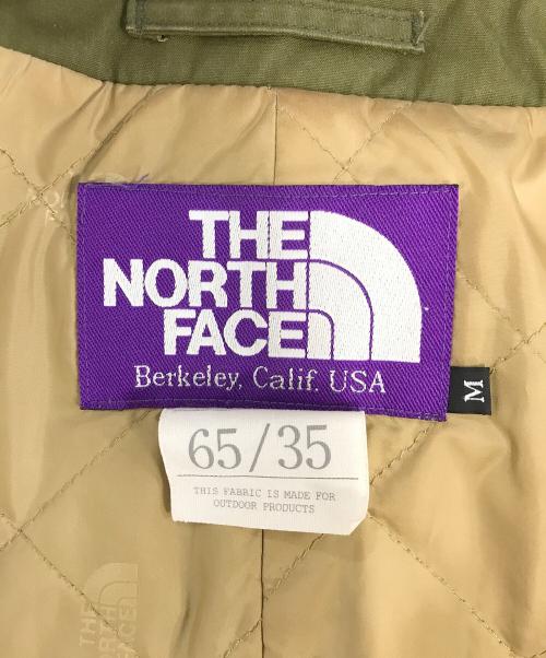THE NORTHFACE PURPLELABEL（ザ・ノースフェイス パープルレーベル）THE NORTHFACE PURPLELABEL (ザ・ノースフェイス パープルレーベル) ベイヘッドクロスステンカラーコート グリーン サイズ:Mの古着・服飾アイテム