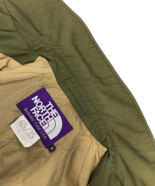 THE NORTHFACE PURPLELABEL（ザ・ノースフェイス パープルレーベル）THE NORTHFACE PURPLELABEL (ザ・ノースフェイス パープルレーベル) ベイヘッドクロスステンカラーコート グリーン サイズ:Mの古着・服飾アイテム