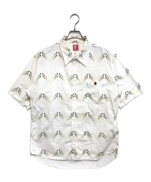 A BATHING APE（アベイシングエイプ）A BATHING APE (アベイシングエイプ) 半袖シャツ ホワイト サイズ:XLの古着・服飾アイテム