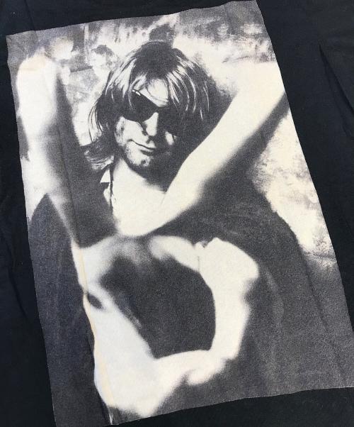 Hysteric Glamour（ヒステリックグラマー）Hysteric Glamour (ヒステリックグラマー) Kurt Cobain (カートコバーン) プリントTシャツ ブラック サイズ:FREEの古着・服飾アイテム