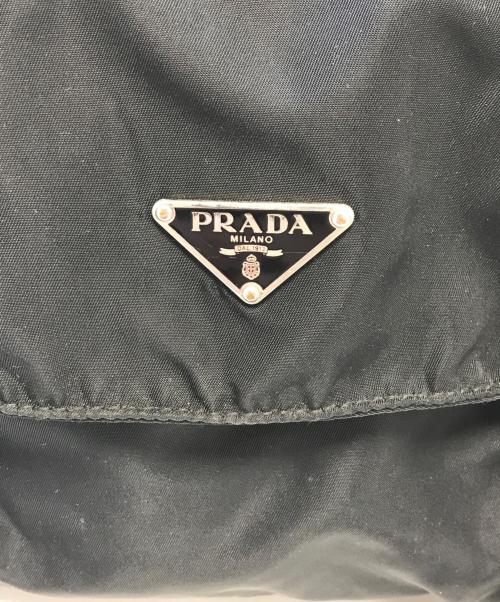 PRADA（プラダ）PRADA (プラダ) ナイロンショルダーバッグ ブラック サイズ:表記なしの古着・服飾アイテム