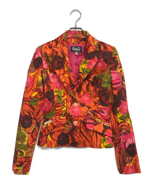 DOLCE & GABBANA（ドルチェ＆ガッバーナ）DOLCE & GABBANA (ドルチェ＆ガッバーナ) 総柄ジャケット マルチカラー サイズ:38の古着・服飾アイテム