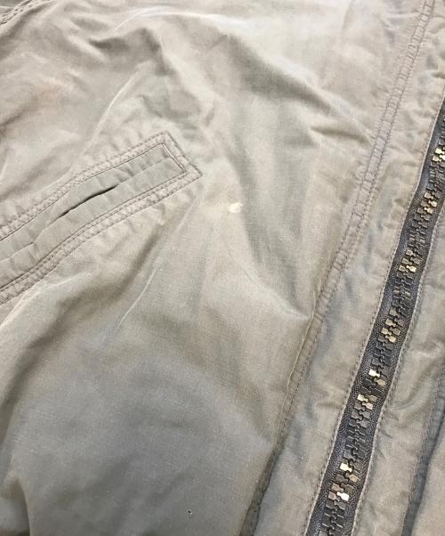 ARMANI JEANS（アルマーニジーンズ）ARMANI JEANS (アルマーニジーンズ) ショート丈ノーカラージャケット ネイビー サイズ:52の古着・服飾アイテム