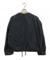 ARMANI JEANS (アルマーニジーンズ) ショート丈ノーカラージャケット ネイビー サイズ:52：40000円