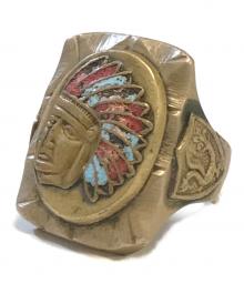 VINTAGE（ヴィンテージ）の古着「メキシカンバイカーリング」｜ゴールド