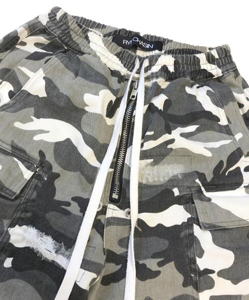 RYE CHASIN（ライチェイシン）RYE CHASIN (ライチェイシン) カモフラカーゴパンツ グレー サイズ:2の古着・服飾アイテム