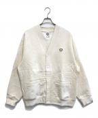 Aape BY A BATHING APEエーエイプ バイ アベイシングエイプ）の古着「スウェットカーディガン」｜ベージュ