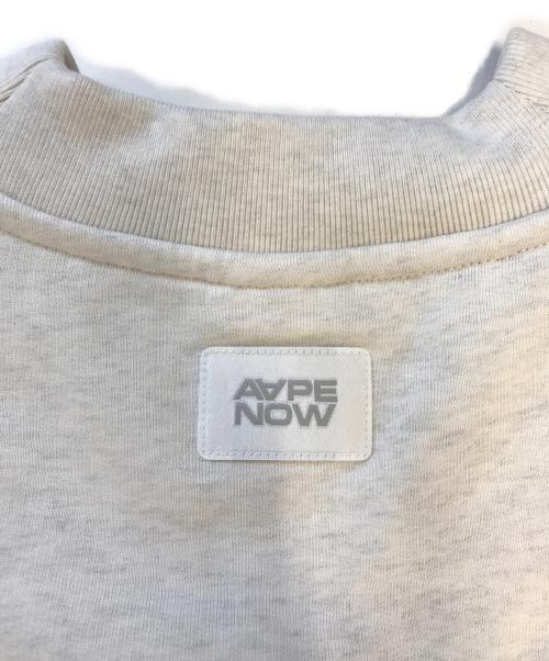 Aape BY A BATHING APE（エーエイプ バイ アベイシングエイプ）Aape BY A BATHING APE (エーエイプ バイ アベイシングエイプ) スウェットカーディガン ベージュ サイズ:XLの古着・服飾アイテム
