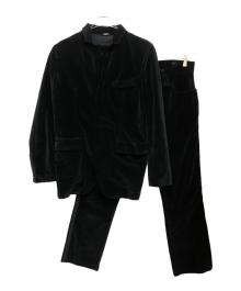 DOLCE & GABBANA（ドルチェ＆ガッバーナ）の古着「ベロアセットアップ」｜ブラック