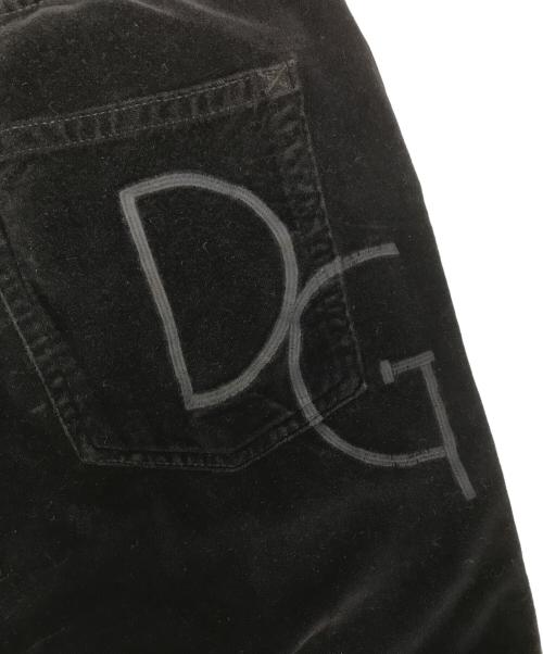 DOLCE & GABBANA（ドルチェ＆ガッバーナ）DOLCE & GABBANA (ドルチェ＆ガッバーナ) ベロアセットアップ ブラック サイズ:46の古着・服飾アイテム