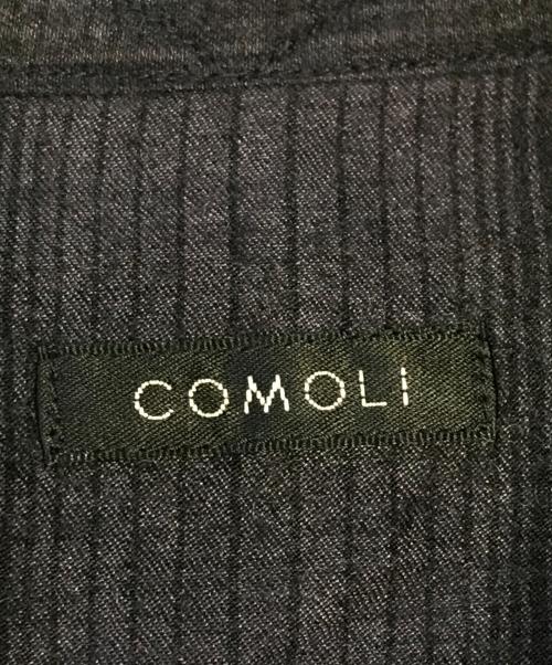 COMOLI（コモリ）COMOLI (コモリ) ウールシルク ワークシャツ ネイビー サイズ:表記なしの古着・服飾アイテム