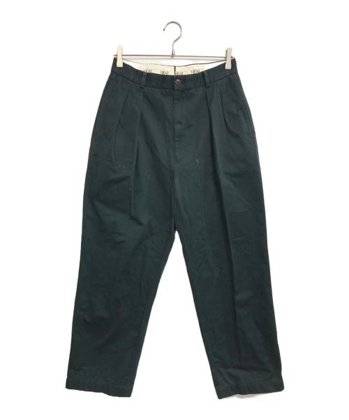 NEAT（ニート）NEAT (ニート) 2タックパンツ グリーン サイズ:44の古着・服飾アイテム