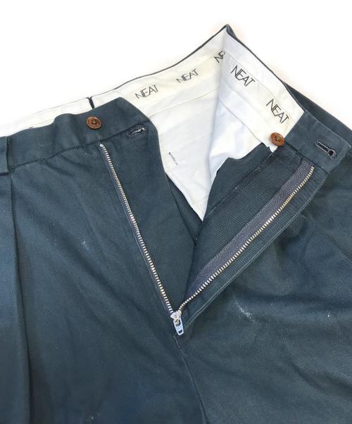 NEAT（ニート）NEAT (ニート) 2タックパンツ グリーン サイズ:44の古着・服飾アイテム
