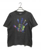 ONEITAオニータ）の古着「PUSHEAD(パスヘッド) グラフィックプリントTシャツ」｜ブラック