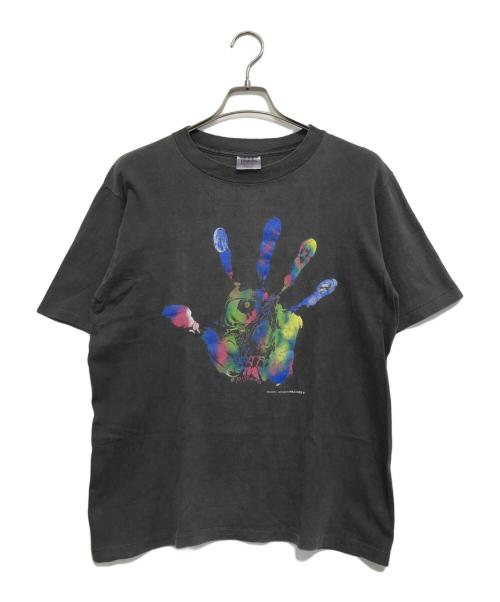 ONEITA（オニータ）ONEITA (オニータ) PUSHEAD(パスヘッド) グラフィックプリントTシャツ ブラック サイズ:Lの古着・服飾アイテム