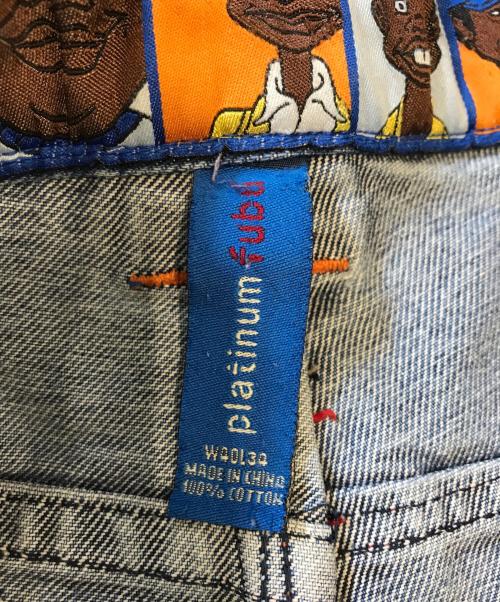 PLATINUM FUBU（プラチナムフブ）PLATINUM FUBU (プラチナムフブ) デニムパンツ インディゴ サイズ:表記なしの古着・服飾アイテム