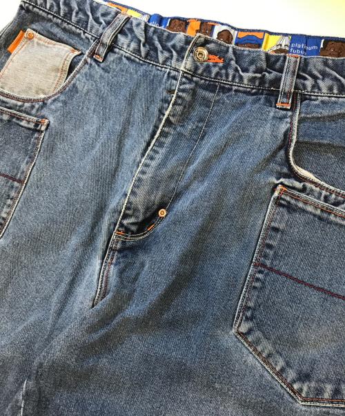 PLATINUM FUBU（プラチナムフブ）PLATINUM FUBU (プラチナムフブ) デニムパンツ インディゴ サイズ:表記なしの古着・服飾アイテム
