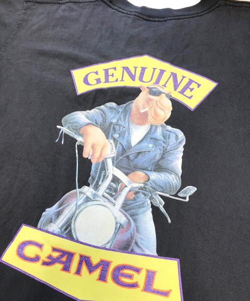 CAMEL（キャメル）CAMEL (キャメル) ポケットTシャツ ブラック サイズ:XLの古着・服飾アイテム