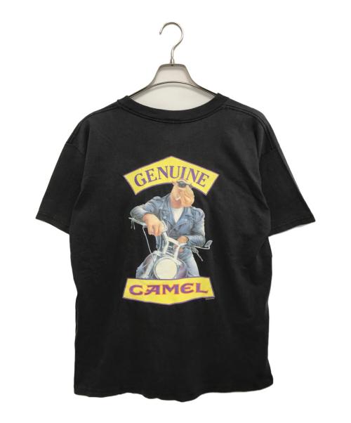CAMEL（キャメル）CAMEL (キャメル) ポケットTシャツ ブラック サイズ:XLの古着・服飾アイテム