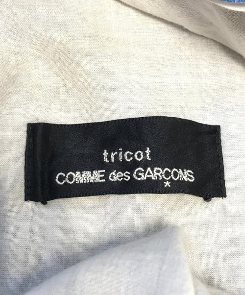 tricot COMME des GARCONS（トリココムデギャルソン）tricot COMME des GARCONS (トリココムデギャルソン) ドッキングブラウス ブルー サイズ:表記なしの古着・服飾アイテム