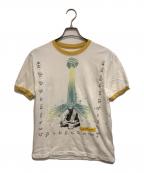 KAPITALキャピタル）の古着「Jersey Ringer T-Shirt」｜ホワイト