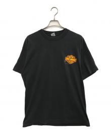 HARLEY-DAVIDSON×FRUIT OF THE LOOM（ハーレーダビッドソン×フルーツオブザルーム）の古着「両面プリントTシャツ」｜ブラック