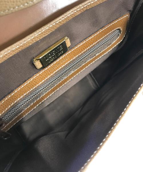 LOEWE（ロエベ）LOEWE (ロエベ) アナグラムレザーショルダーバッグ ベージュ サイズ:表記なしの古着・服飾アイテム