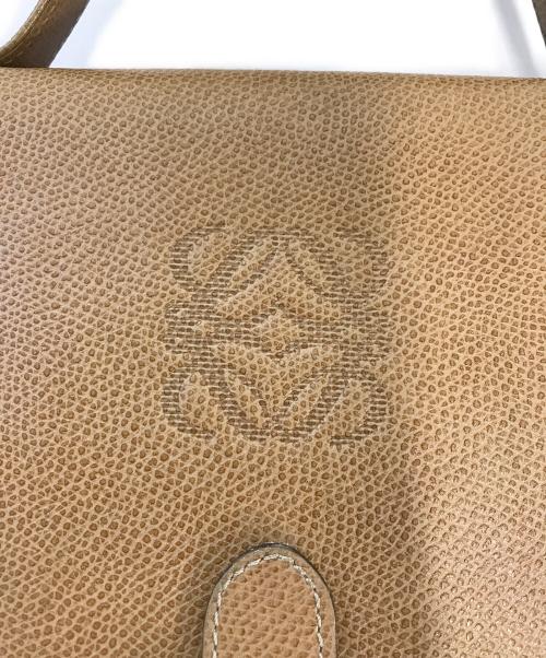 LOEWE（ロエベ）LOEWE (ロエベ) アナグラムレザーショルダーバッグ ベージュ サイズ:表記なしの古着・服飾アイテム