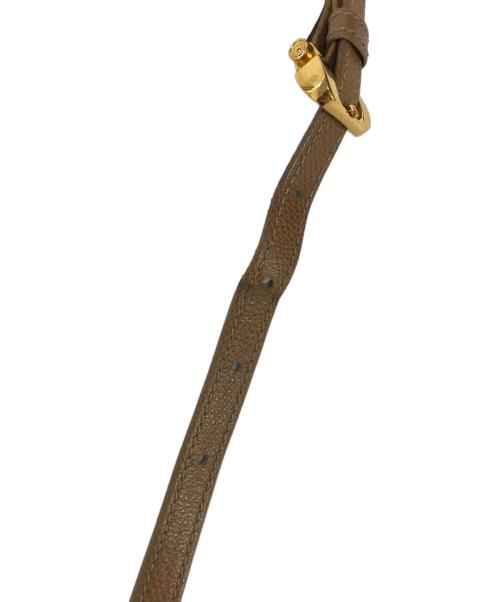 LOEWE（ロエベ）LOEWE (ロエベ) アナグラムレザーショルダーバッグ ベージュ サイズ:表記なしの古着・服飾アイテム