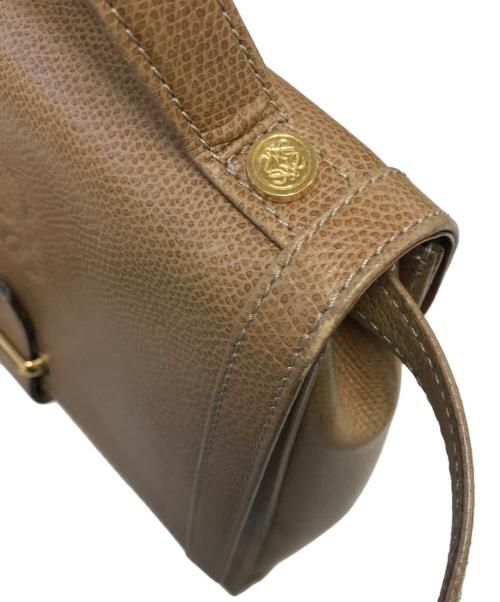 LOEWE（ロエベ）LOEWE (ロエベ) アナグラムレザーショルダーバッグ ベージュ サイズ:表記なしの古着・服飾アイテム