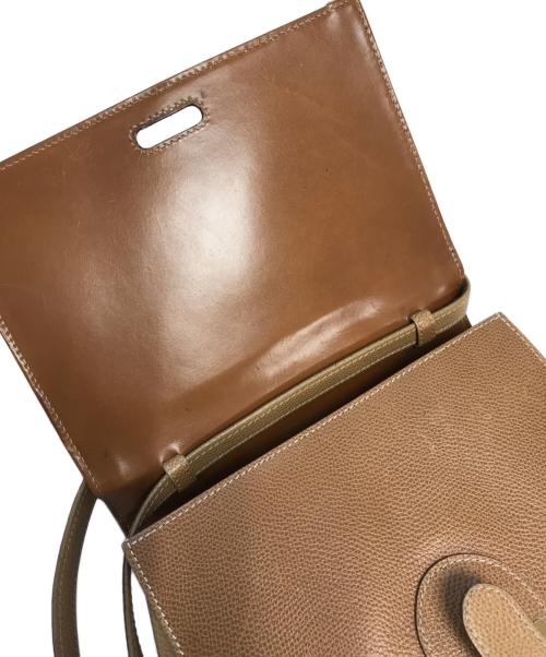 LOEWE（ロエベ）LOEWE (ロエベ) アナグラムレザーショルダーバッグ ベージュ サイズ:表記なしの古着・服飾アイテム