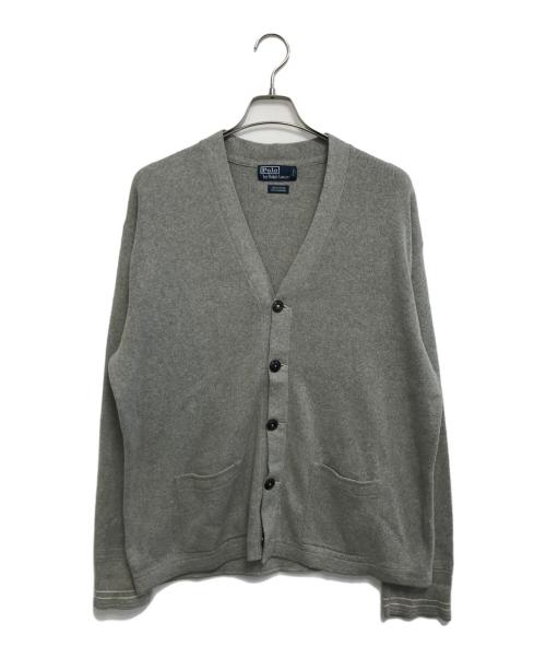 POLO RALPH LAUREN（ポロ・ラルフローレン）POLO RALPH LAUREN (ポロ・ラルフローレン) ニットカーディガン グレー サイズ:XLの古着・服飾アイテム