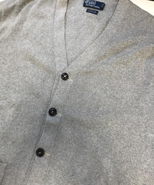 POLO RALPH LAUREN（ポロ・ラルフローレン）POLO RALPH LAUREN (ポロ・ラルフローレン) ニットカーディガン グレー サイズ:XLの古着・服飾アイテム