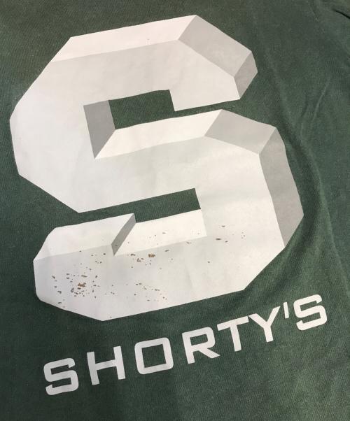 shorty's（ショーティーズ）shorty's (ショーティーズ) ロゴプリントTシャツ グリーン サイズ:Sの古着・服飾アイテム