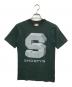 shorty's（ショーティーズ）の古着「ロゴプリントTシャツ」｜グリーン