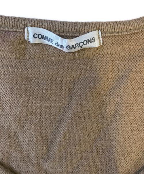COMME des GARCONS（コムデギャルソン）COMME des GARCONS (コムデギャルソン) インサイドアウトカーディガン ブラウン サイズ:表記なしの古着・服飾アイテム