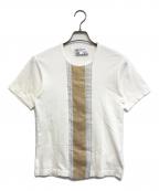 COMME des GARCONS SHIRTコムデギャルソンシャツ）の古着「フロント切替Tシャツ」｜ホワイト