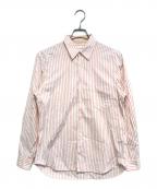 COMME des GARCONS SHIRTコムデギャルソンシャツ）の古着「ストライプシャツ」｜ピンク