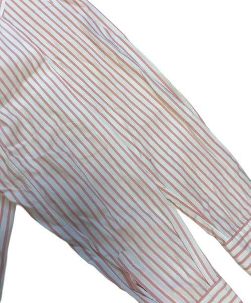 COMME des GARCONS SHIRT（コムデギャルソンシャツ）COMME des GARCONS SHIRT (コムデギャルソンシャツ) ストライプシャツ ピンク サイズ:Sの古着・服飾アイテム