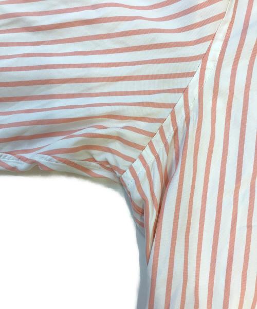 COMME des GARCONS SHIRT（コムデギャルソンシャツ）COMME des GARCONS SHIRT (コムデギャルソンシャツ) ストライプシャツ ピンク サイズ:Sの古着・服飾アイテム