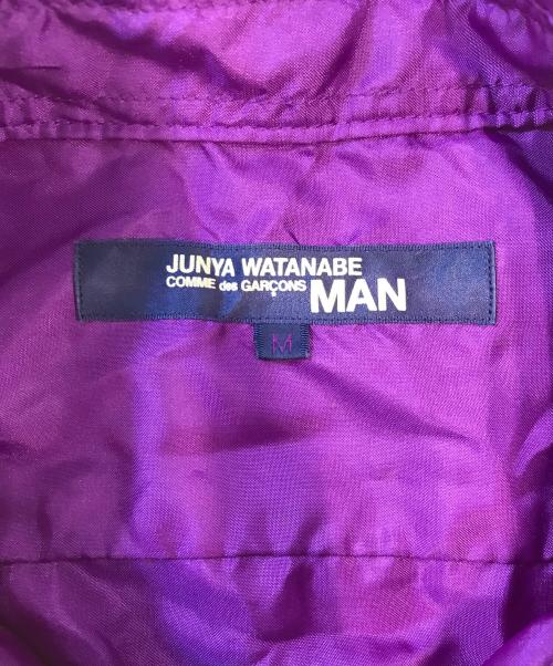 COMME des GARCONS JUNYA WATANABE MAN（コム デ ギャルソン ジュンヤ ワタナベ マン）COMME des GARCONS JUNYA WATANABE MAN (コム デ ギャルソン ジュンヤ ワタナベ マン) 00’s 刺繍スパンコールシャツ パープル サイズ:Mの古着・服飾アイテム