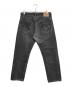 LEVI'S (リーバイス) 501後染ブラックデニムパンツ ブラック サイズ:W36 L30：18000円