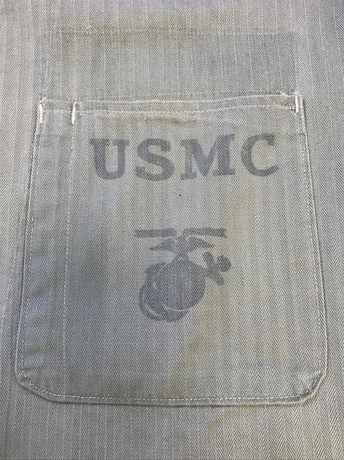 USMC（ユーエスエムシー）USMC (ユーエスエムシー) P-41 HBTジャケット グリーン サイズ:表記なしの古着・服飾アイテム