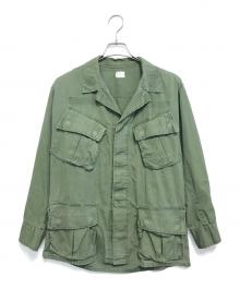 VINTAGE MILITARY（ヴィンテージ ミリタリー）の古着「60's ジャングルファティーグジャケット」｜グリーン