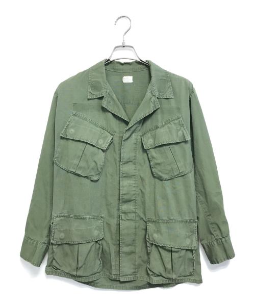 VINTAGE MILITARY（ヴィンテージ ミリタリー）VINTAGE MILITARY (ヴィンテージ ミリタリー) 60's ジャングルファティーグジャケット グリーン サイズ:S-Sの古着・服飾アイテム